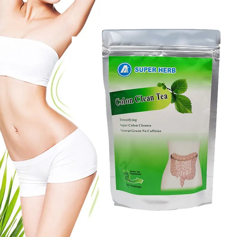 Fast Effective Flat Tummy Colon Cleanse Tea Green Tea Super Herb Colon Clean Tea